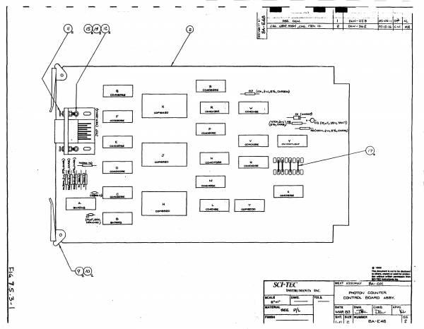 photon counter board assembly photon counter board assembly