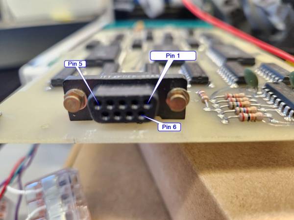 Photon Counter Board DB9 Pin numbers Photon Counter Board DB9 Pin numbers